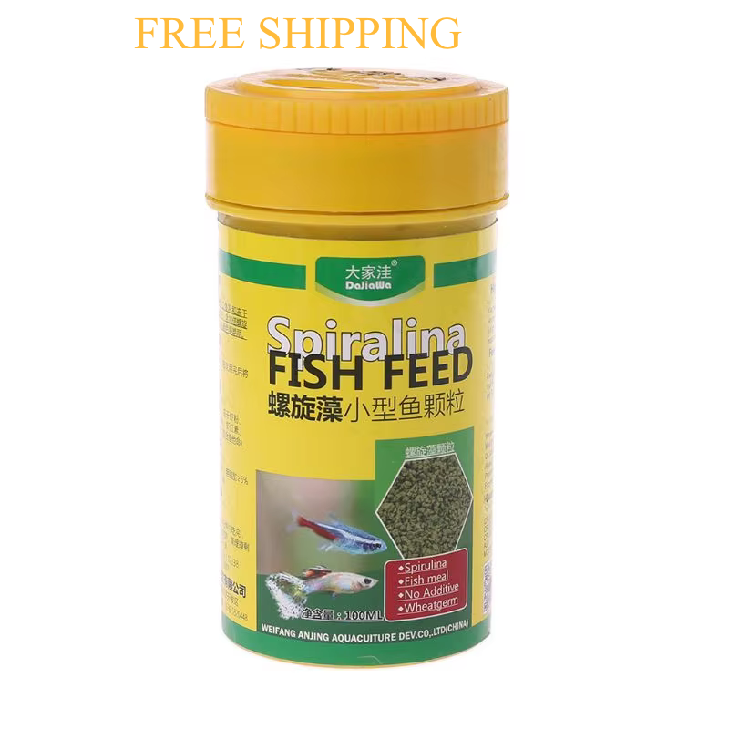 Spirulina Food Tropical Fish Nutrition for Aquarium Fish Tank Color Enhanced Food D0AC