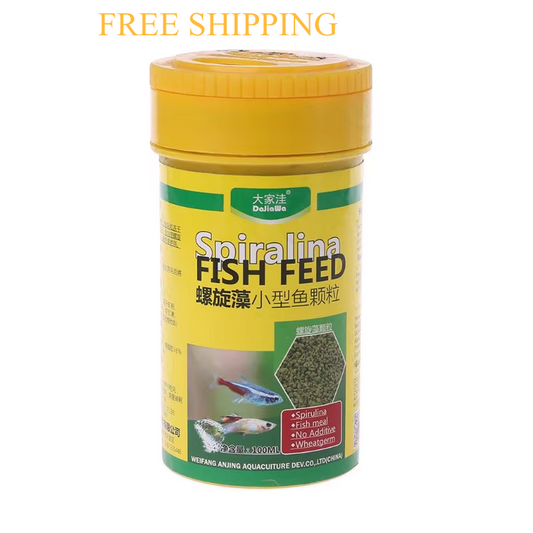 Spirulina Food Tropical Fish Nutrition for Aquarium Fish Tank Color Enhanced Food D0AC