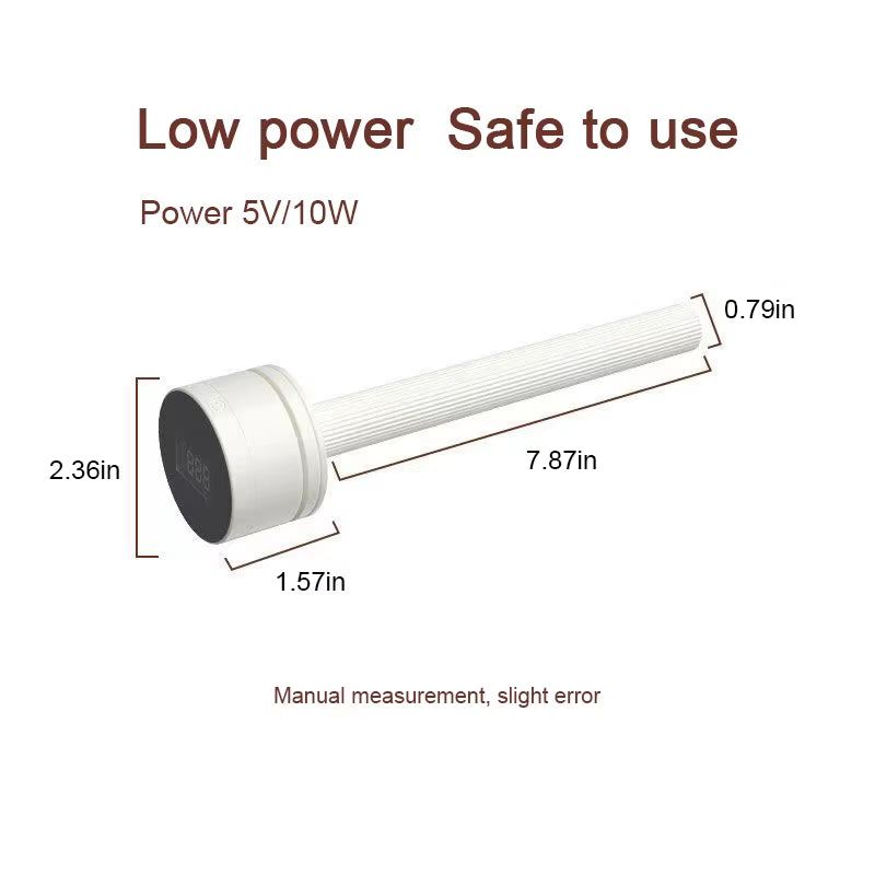 Parrot Cage Warming Stick – Heated Perch with Thermostat for Birds & Small Pets in Winter”