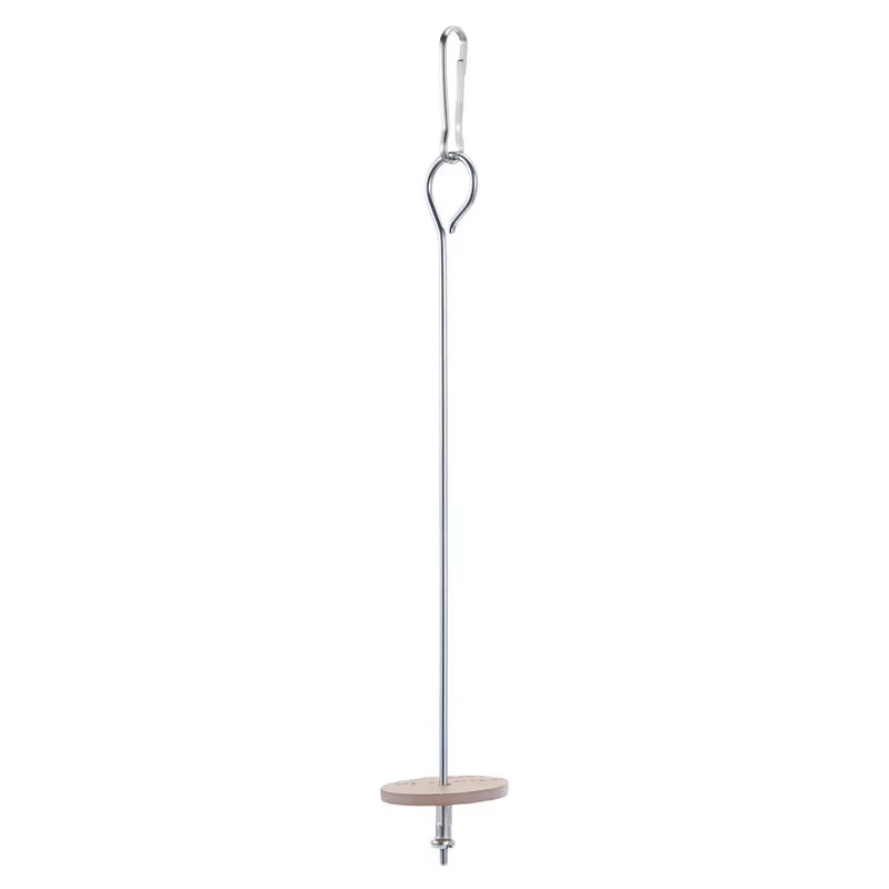 Stainless Steel Bird Toy Skewer – Hanging Fruit & Veggie Holder for Parrots, Parakeets & Small Pets”