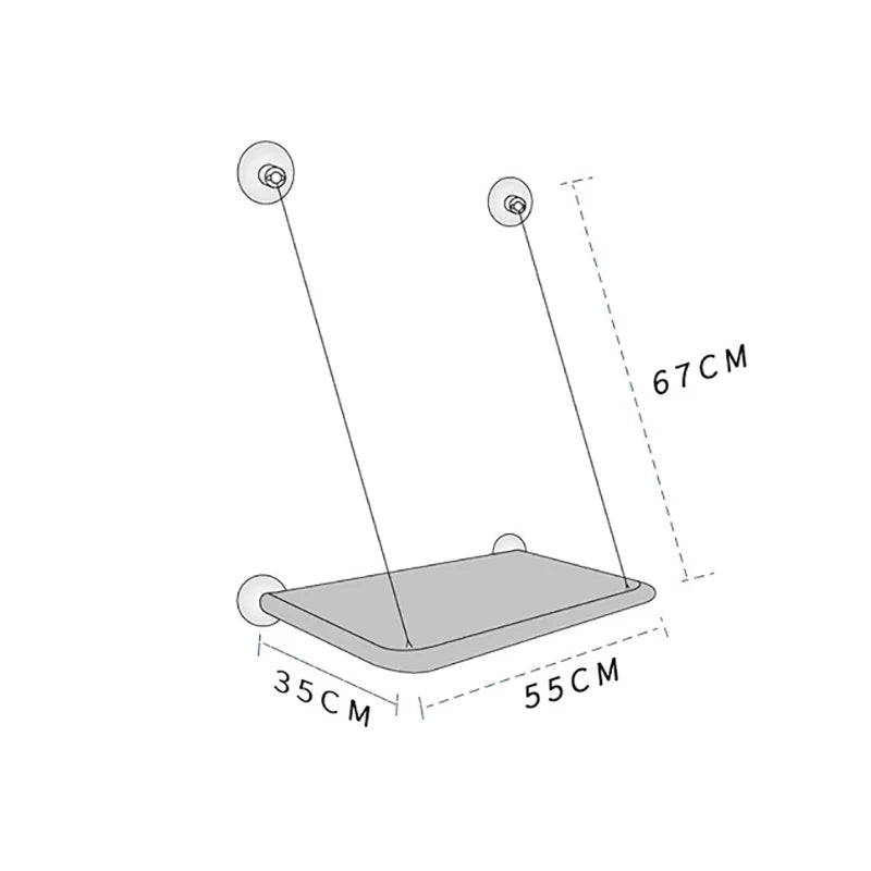 20KG Window Mounted Cat Hammock – Hanging Cat Bed & Climbing Seat for Sunbathing | Space-Saving Perch for Kittens & Small Pets