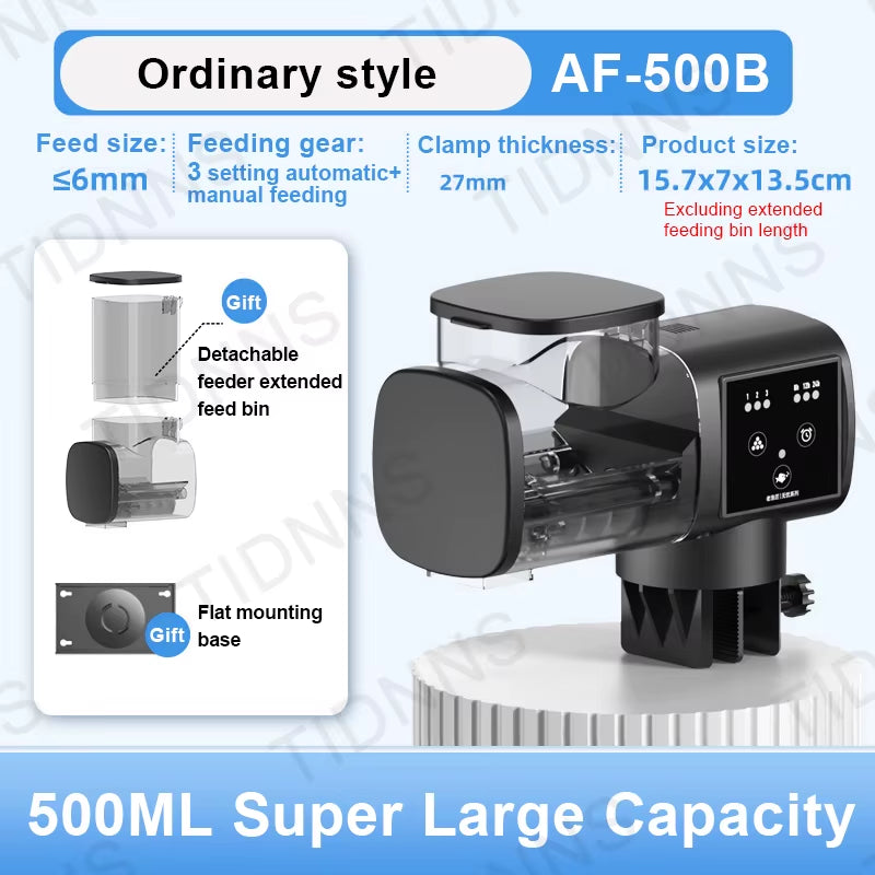 Jebao Smart Automatic Fish Feeder – Adjustable Timer & LCD Display for Aquariums, Tanks & Ponds