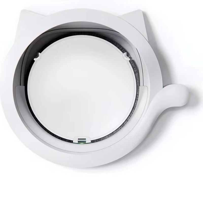 Cat Door with 4 Way Locking Cat Flap for Interior Doors/ Exterior Doors Wall/Hidden Cat Litter Box, Lockable Safe Flap