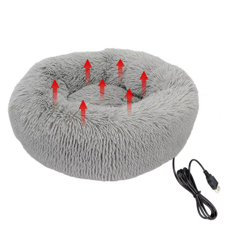 Electric Heated Pet Bed – USB Charging Heating Pad for Dogs & Cats | Soft, Warm Winter Indoor Mat for Small Pets