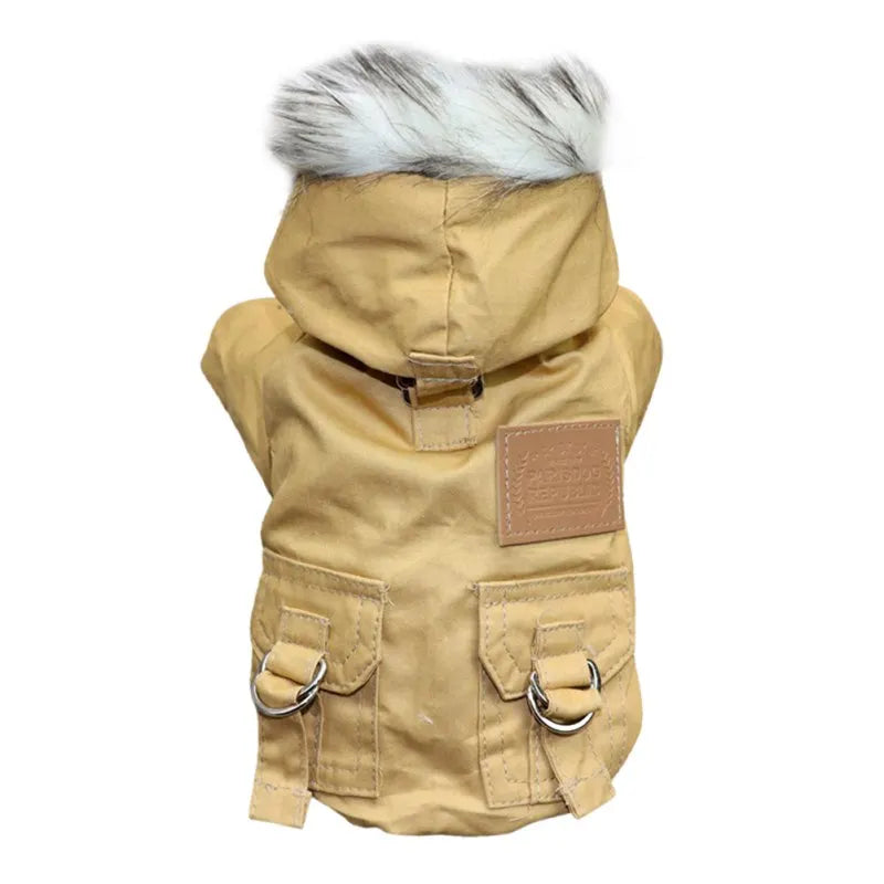 Cozy Winter Dog Jacket – Warm Hooded Coat for Small & Medium Dogs | Pet Winter Clothes & Puppy Hoodie