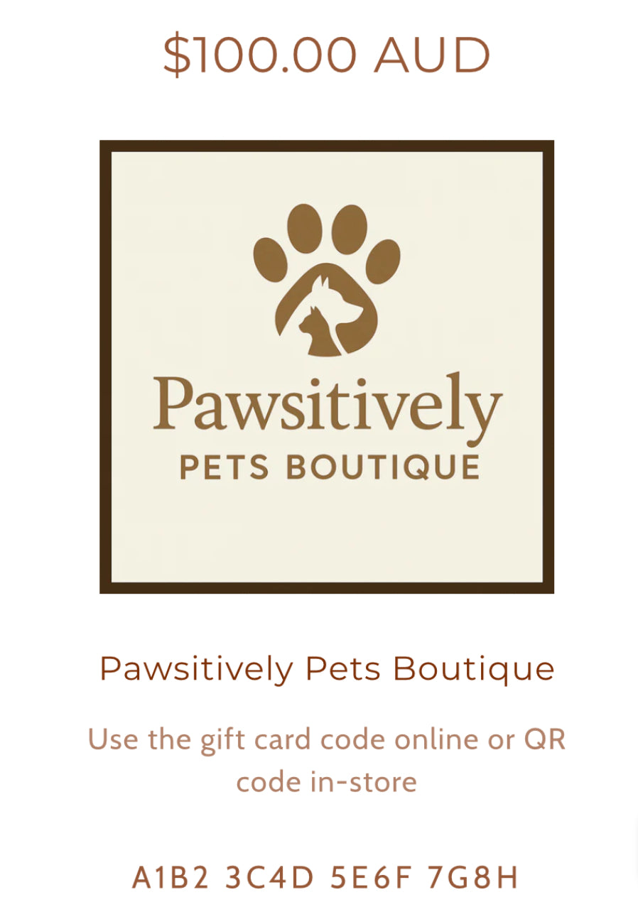 Pawsitively Pets Boutique Gift Card