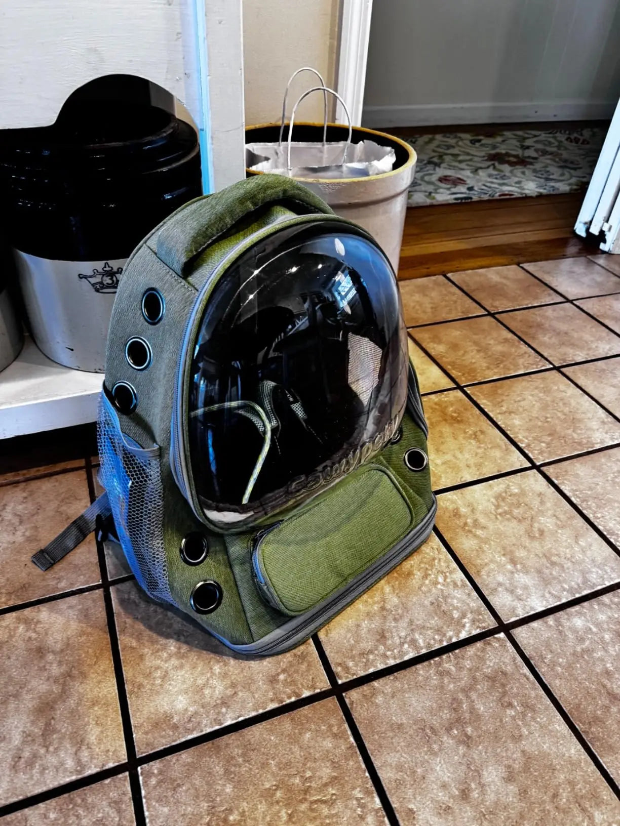 Cat Carrier Backpack Clear Pet Cat Carrier Bag Outdoor Travel Backpack for Cats Puppies Breathable Cat Carry Bag Pet Supplies
