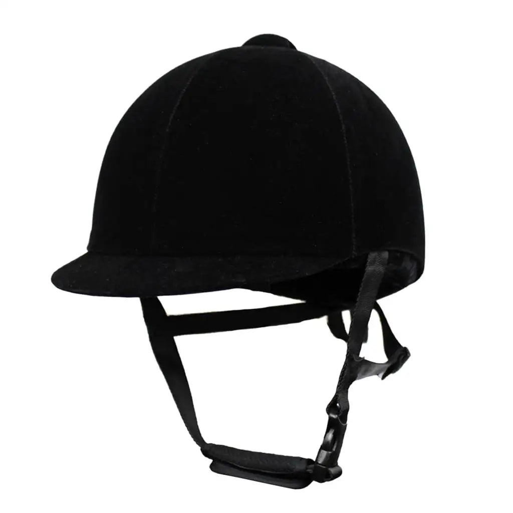 Velvet Horse Riding Safety Helmet Equestrian Sport Schooling Protective Head Gear Ventilated Equine Helmets for Youth Riders