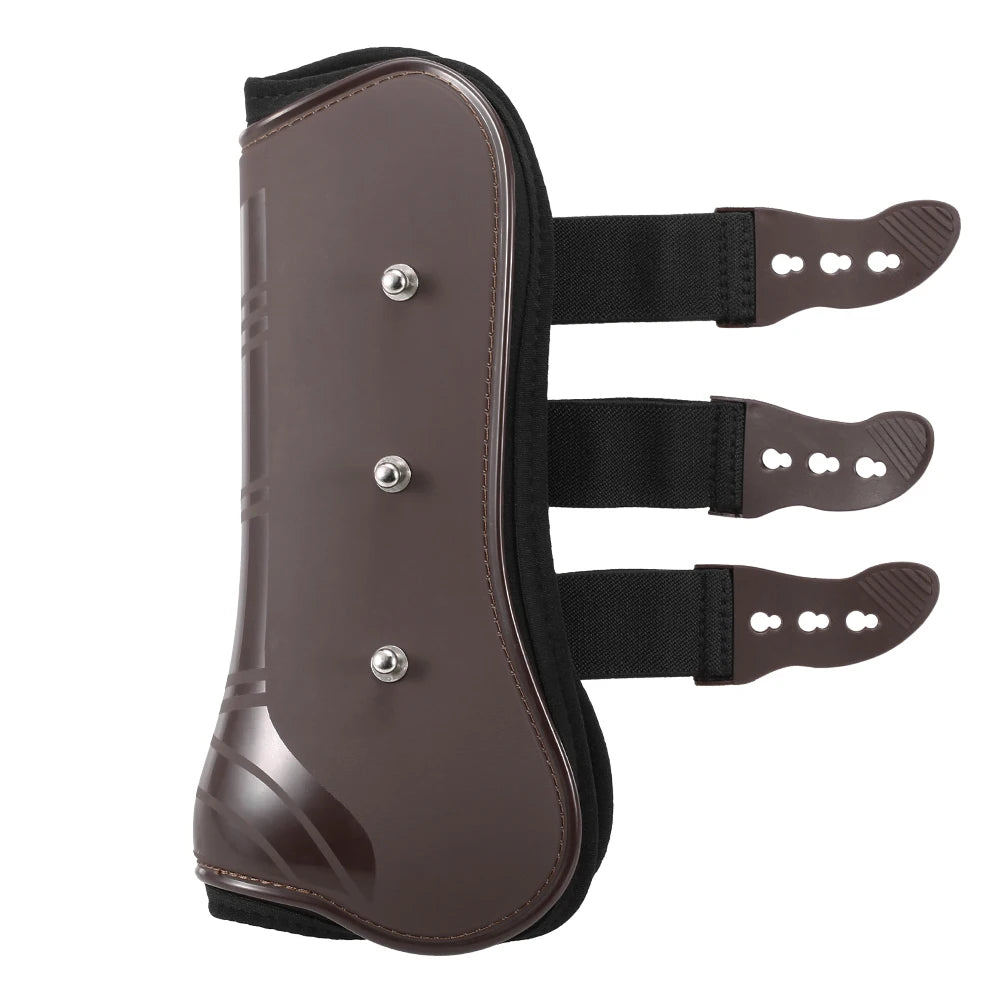 2 PCS Adjustable Horse Leg Boots Equine Front Leg Guard Equestrian Tendon Protection Neoprene Protection Horse Hock Brace
