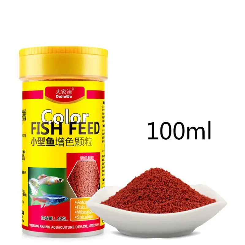 Spirulina Food Tropical Fish Nutrition for Aquarium Fish Tank Color Enhanced Food D0AC