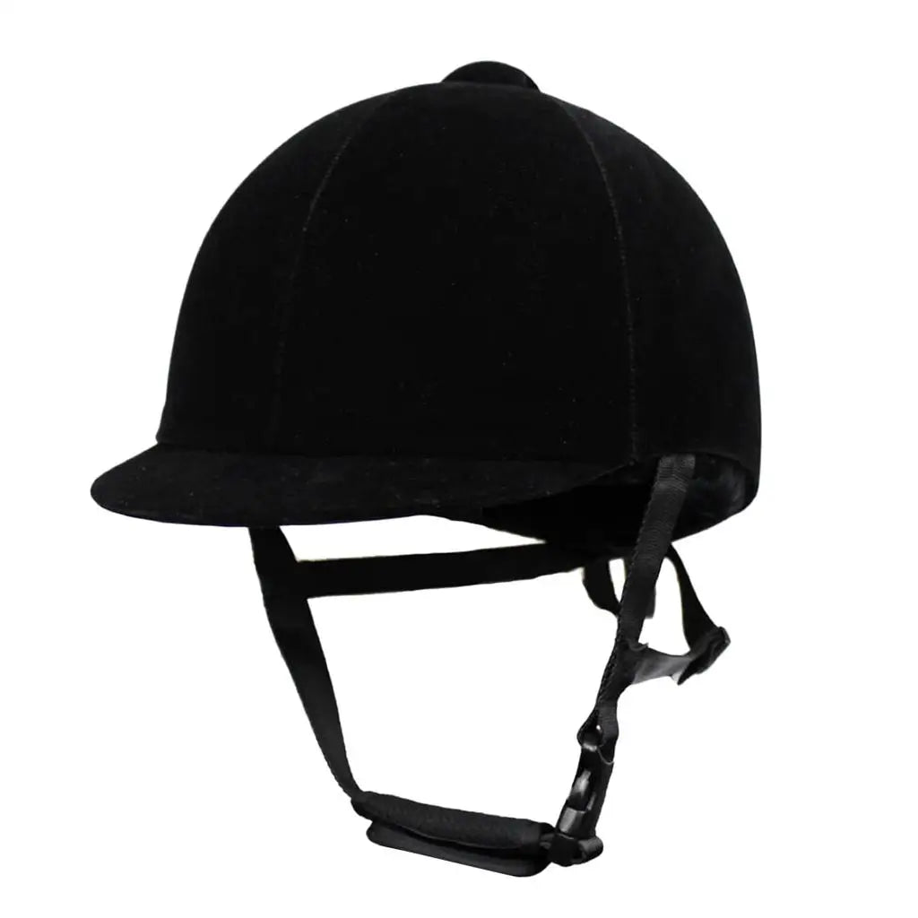 Velvet Horse Riding Safety Helmet Equestrian Sport Schooling Protective Head Gear Ventilated Equine Helmets for Youth Riders