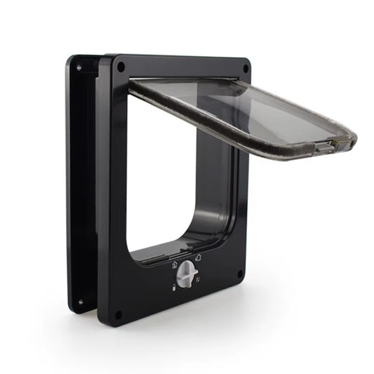 Cat Flap Door Durable Indoor/Outdoor Pet Door for Cats & Small Dogs Weatherproof Easy Install