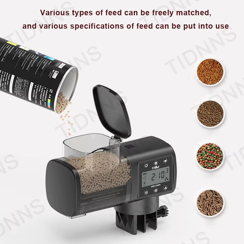 Jebao Smart Automatic Fish Feeder – Adjustable Timer & LCD Display for Aquariums, Tanks & Ponds