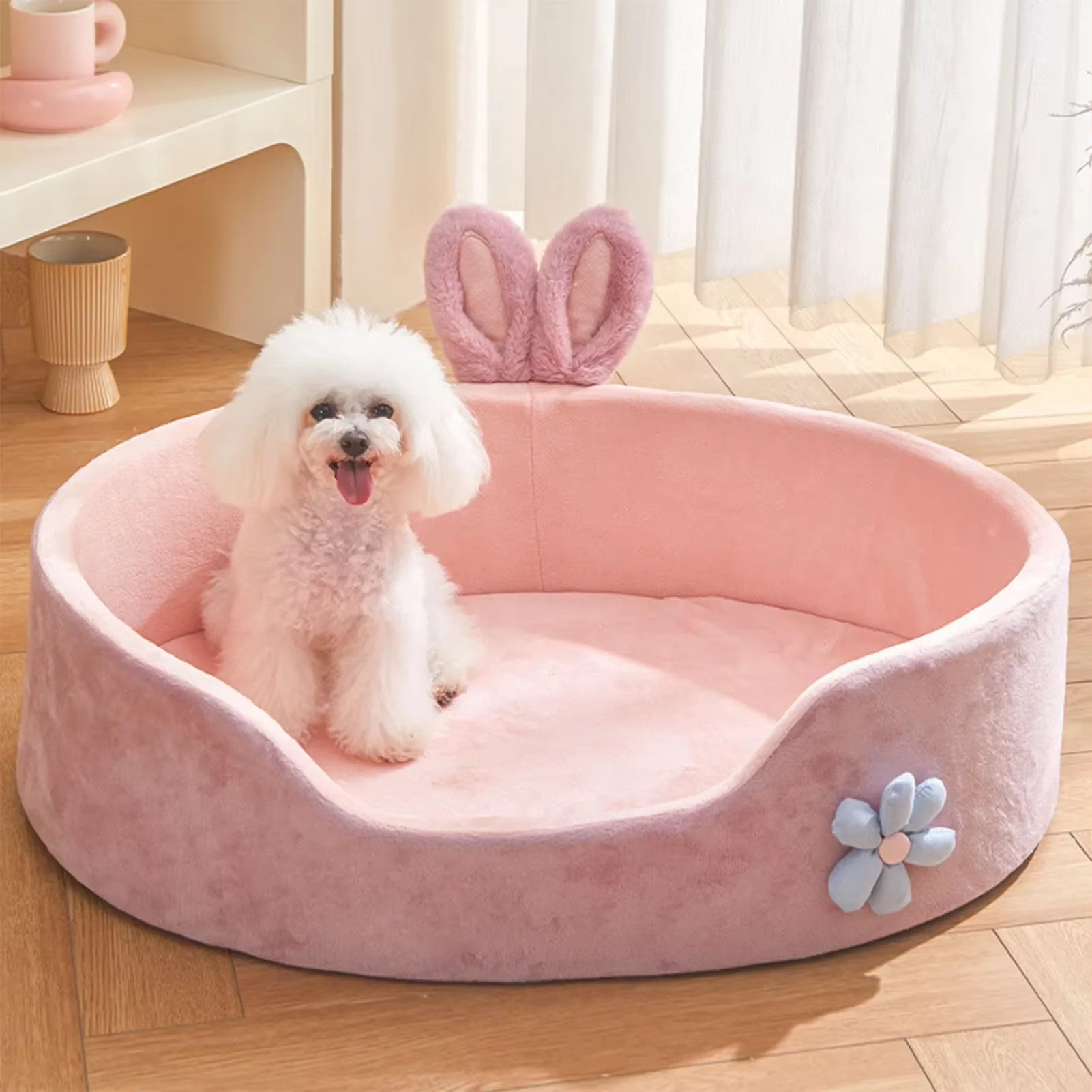 Ultra-Soft Washable Pet Bed – Cozy All-Season Sleeping Mat for Cats & Small Dogs | Detachable & Easy to Clean