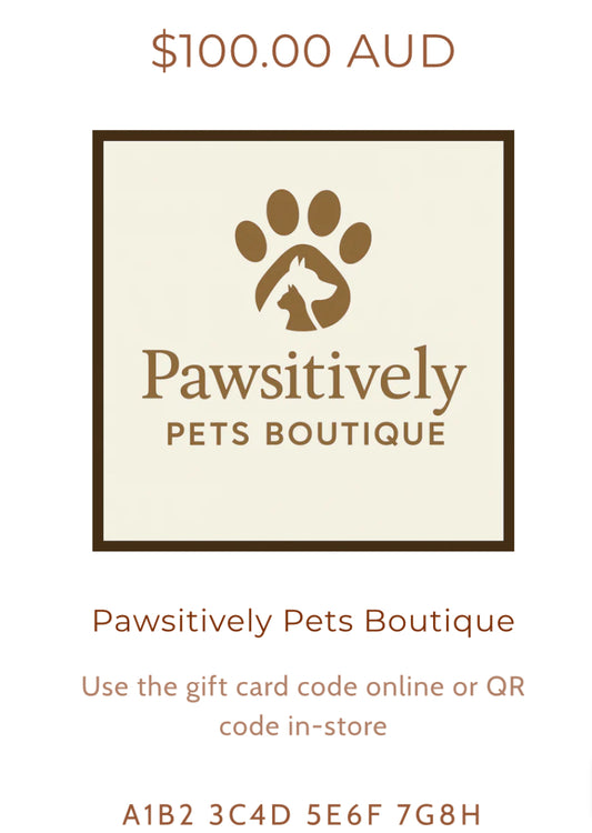 Pawsitively Pets Boutique Gift Card