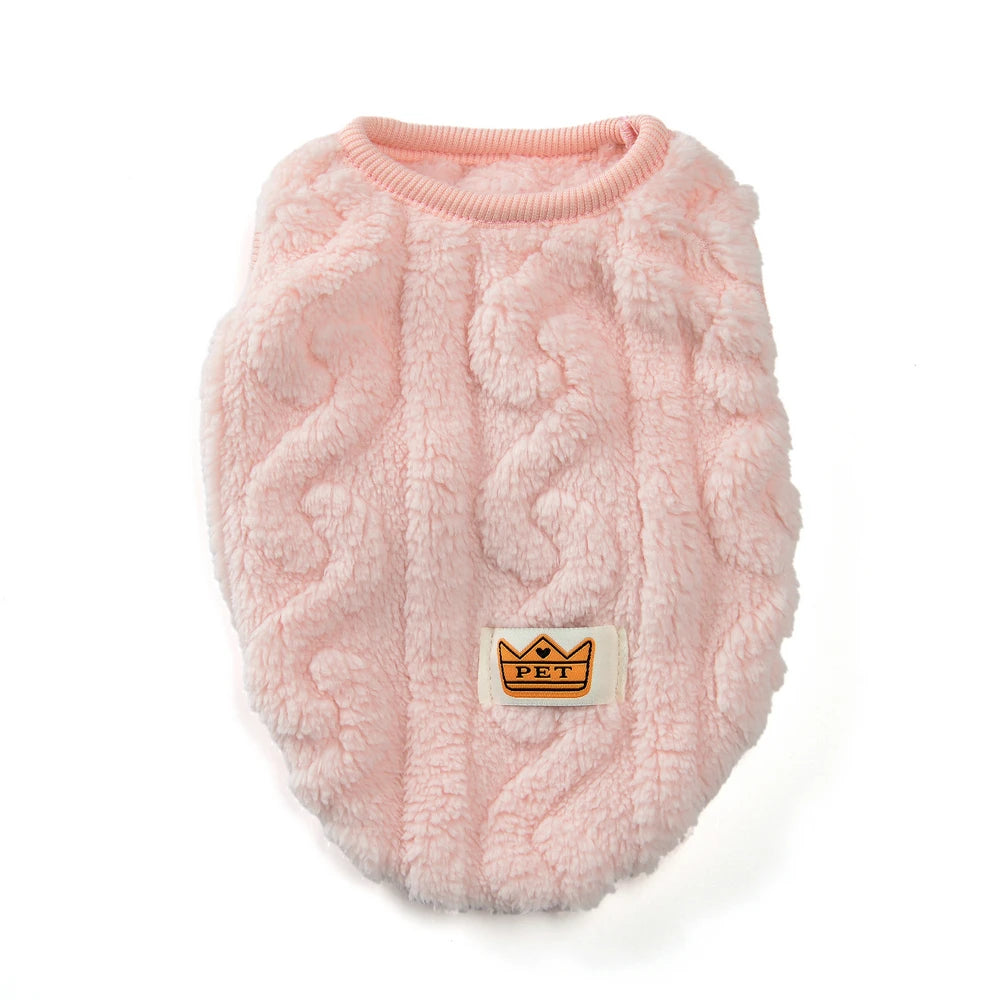 Soft Fleece Cat Sweater – Cozy Winter Vest, Warm Pullover Jacket for Sphynx Cats, Cats & Kittens