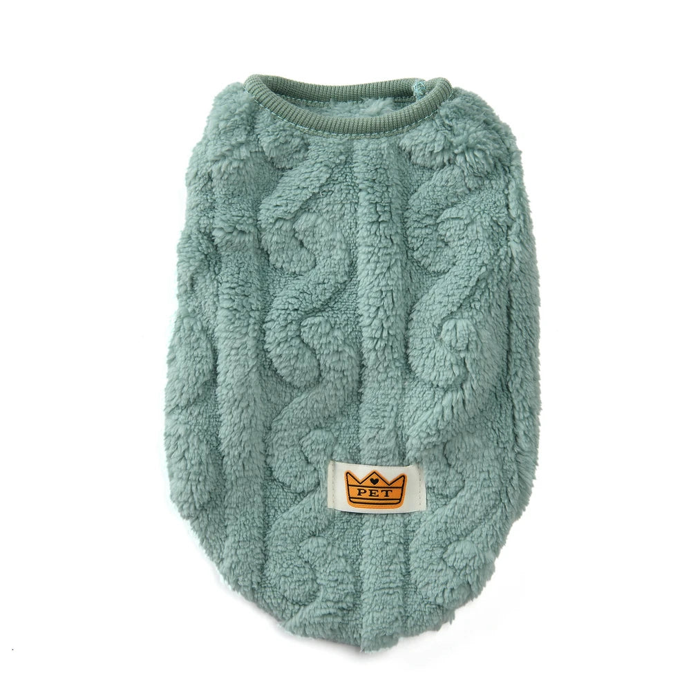 Soft Fleece Cat Sweater – Cozy Winter Vest, Warm Pullover Jacket for Sphynx Cats, Cats & Kittens