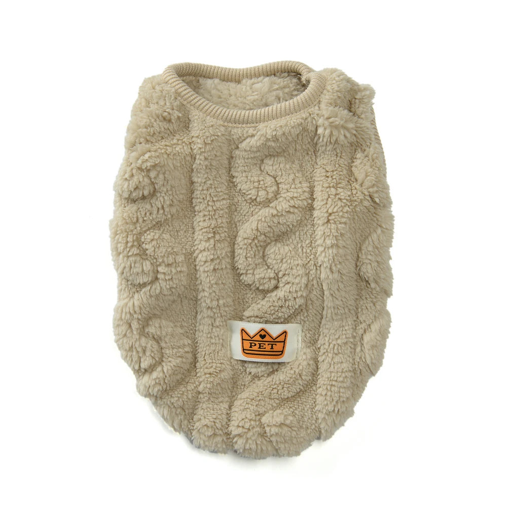 Soft Fleece Cat Sweater – Cozy Winter Vest, Warm Pullover Jacket for Sphynx Cats, Cats & Kittens